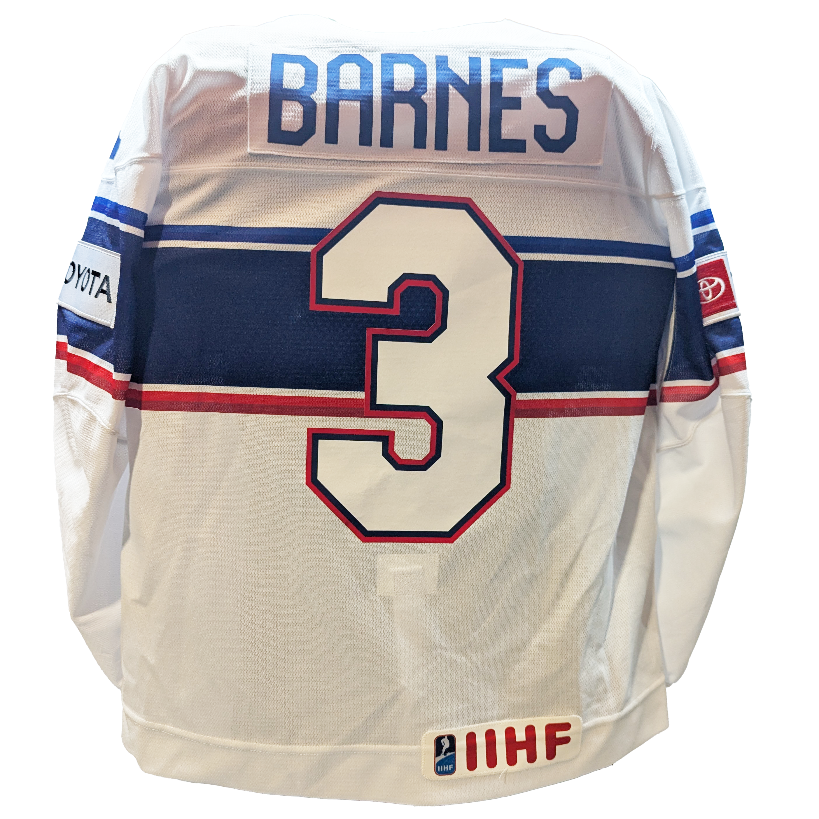 Nike - Maillot de match d'occasion de l'équipe américaine IIHF (blanc)